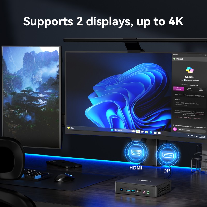 GEEKOM Mini Air12 Lite Mini PC 12th Gen Intel Alder Lake