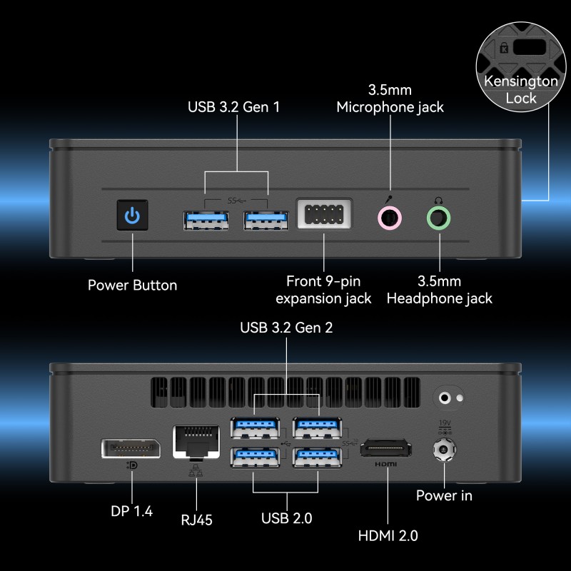 GEEKOM Mini Air12 Lite Mini PC 12th Gen Intel Alder Lake