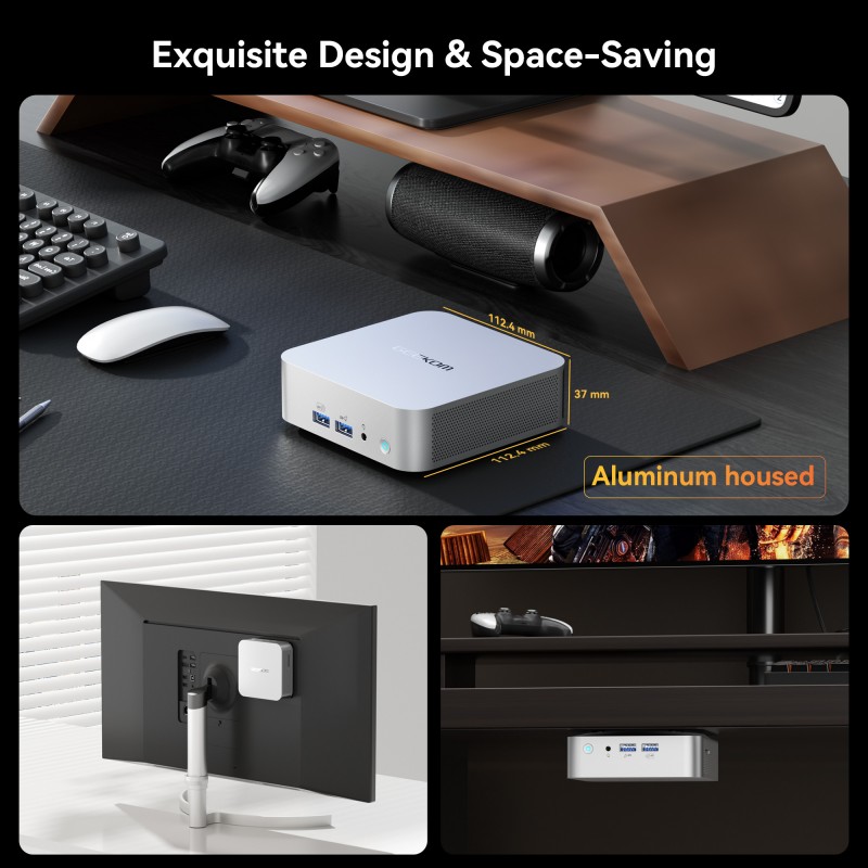 GEEKOM A8 Mini PC AMD Ryzen™ 7 8745HS or Ryzen™ 9 8945HS