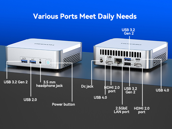GEEKOM XT13  Mini PC 13th Gen Intel® Core™ i9 13900HK