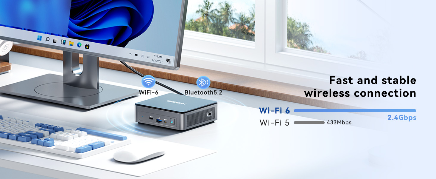 EEKOM Mini Air12 Mini PC 12th Gen Intel Alder Lake