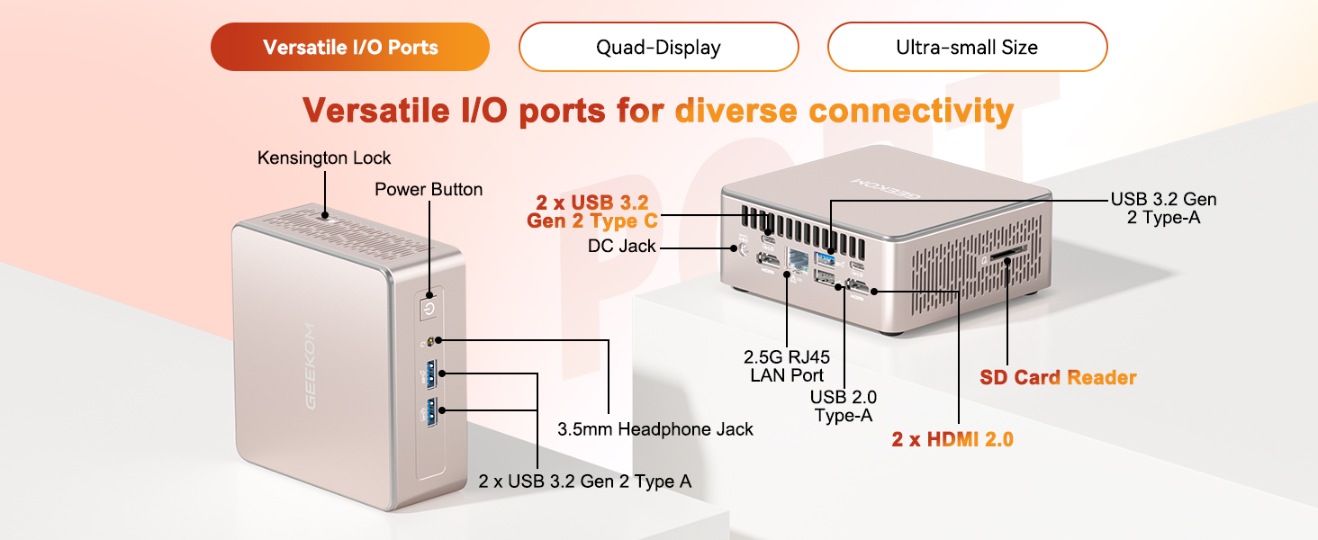 GEEKOM A5 2025 Edition Mini PC