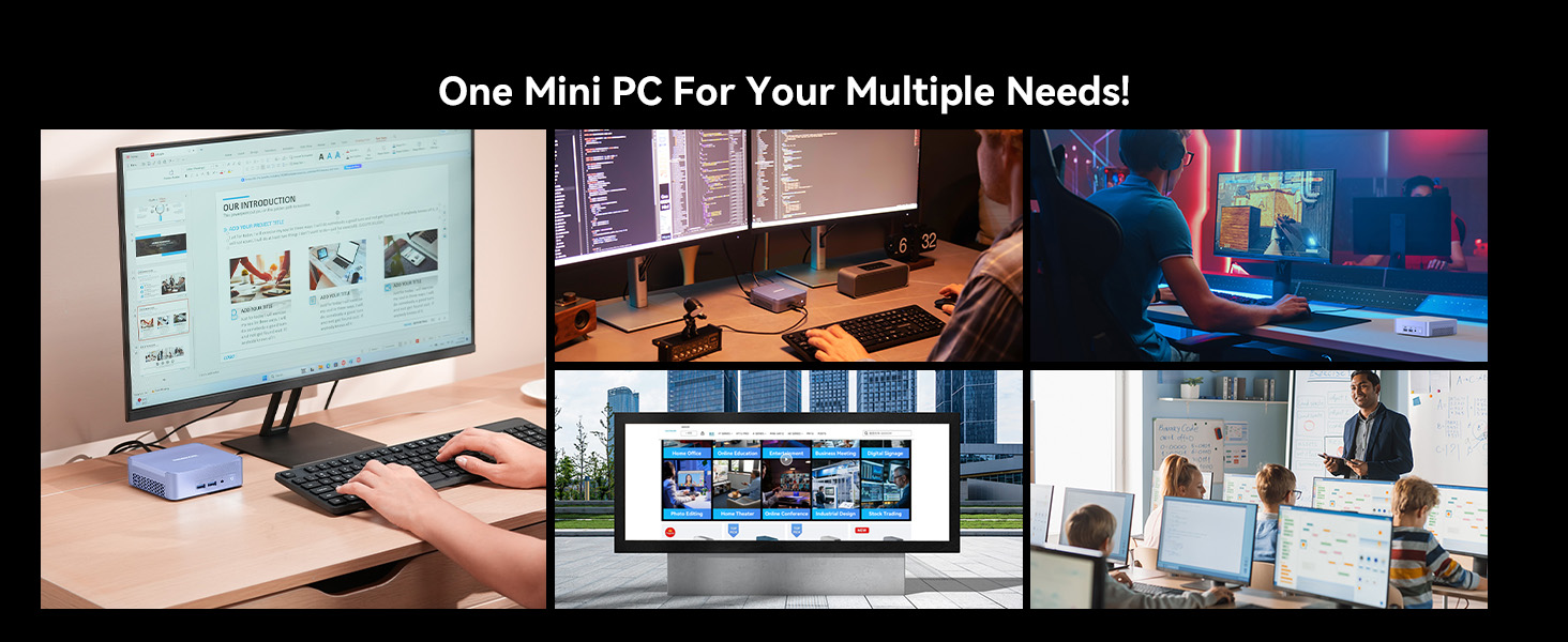 GEEKOM AX8 Pro Ai Mini PC,AMD Ryzen R7-8745HS or Ryzen R9-8945HS