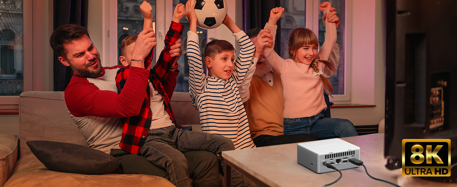 GEEKOM AE8 AI Mini PC, AMD Ryzen 9 8945HS Mini Computers