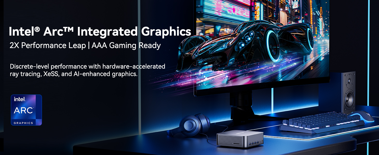 GEEKOM GT1 Mega AI Mini PC Ultra 1st Gen Intel® Core™ U9/U5
