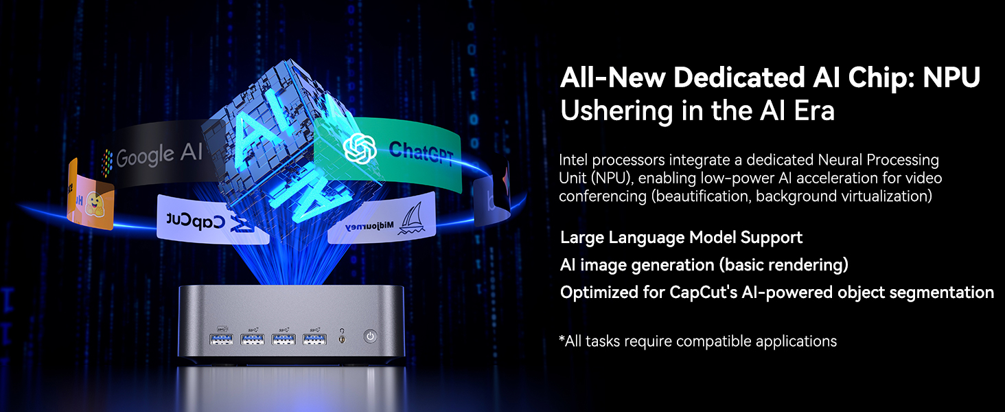 GEEKOM GT1 Mega AI Mini PC Ultra 1st Gen Intel® Core™ U9/U5