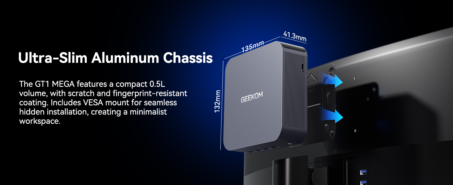 GEEKOM GT1 Mega AI Mini PC Ultra 1st Gen Intel® Core™ U9/U5
