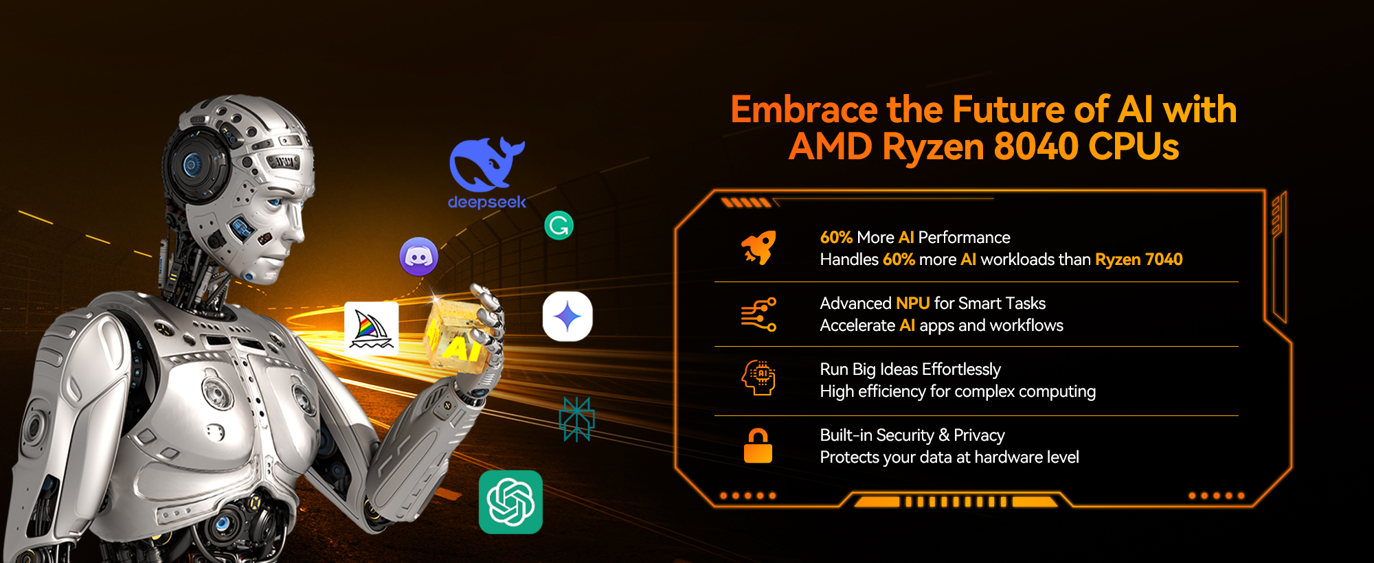 GEEKOM A8 Mini PC AMD Ryzen™ 7 8745HS or Ryzen™ 9 8945HS